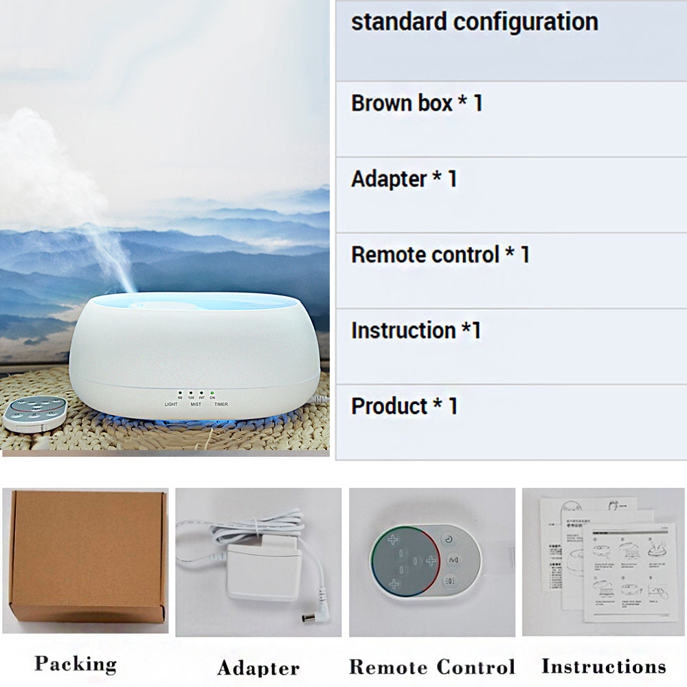 Colorful Light Fragrance Diffuser Essential Oil Diffuser For Home
